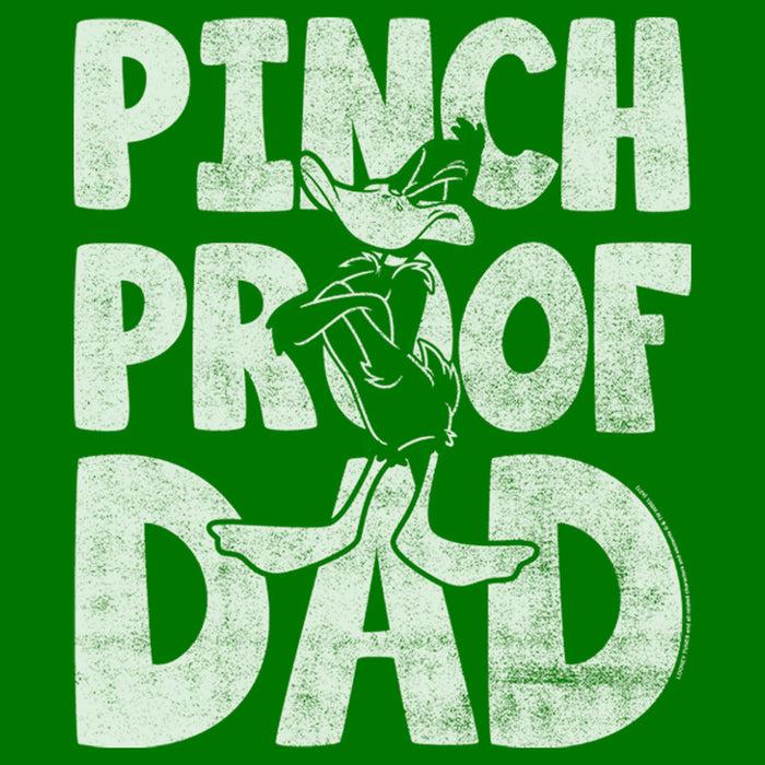 Fifth Sun Men's Looney Tunes St. Patrick's Day Daffy Duck Pinch Proof Dad T-Shirt