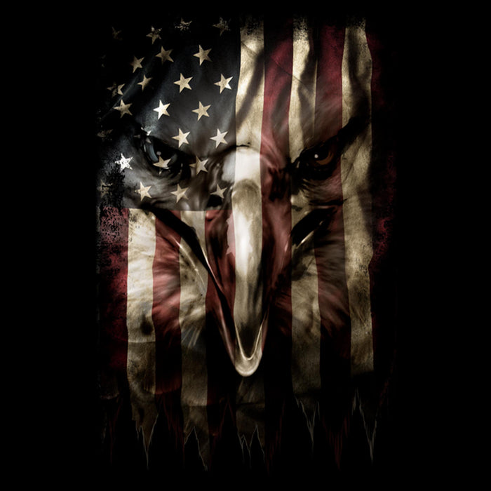 Fifth Sun Men's Lost Gods American Flag Eagle T-Shirt