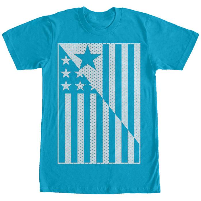 fifth sun Men's Lost Gods American Flag Jersey Print T-Shirt