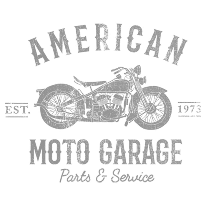 Fifth Sun Men's Lost Gods American Moto Garage Parts & Service T-Shirt