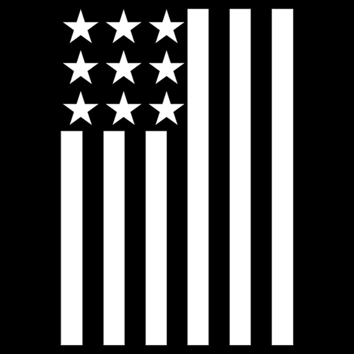 Fifth Sun Men's Lost Gods Back And White American Flag T-Shirt