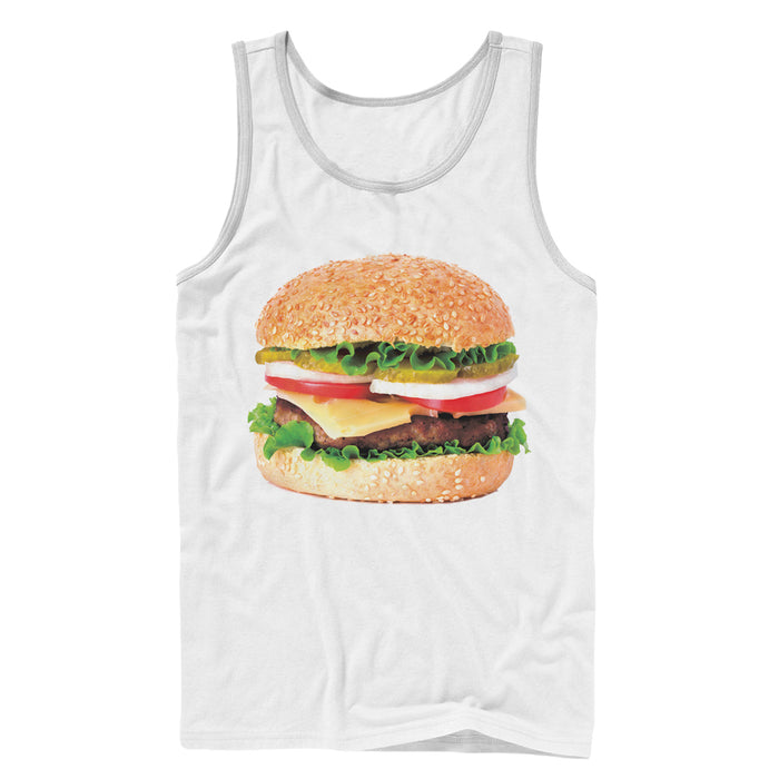fifth sun Men's Lost Gods Cheeseburger Love Tank Top