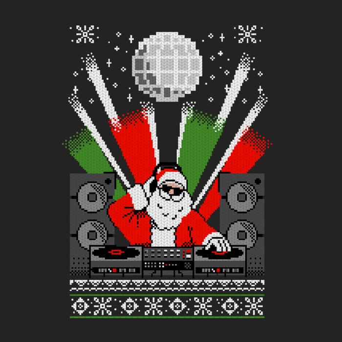 Fifth Sun Men's Lost Gods Christmas DJ Santa Ugly Sweater Sweatshirt