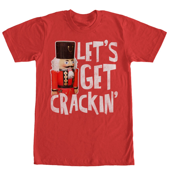 fifth sun Men's Lost Gods Christmas Get Cracking Nutcracker T-Shirt