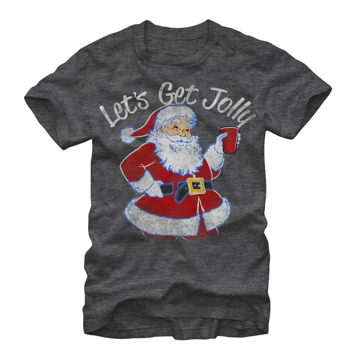 fifth sun Men's Lost Gods Christmas Let's Get Jolly T-Shirt