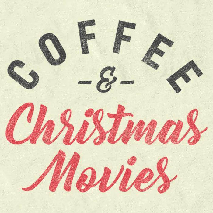 Fifth Sun Men's Lost Gods Distressed Coffee And Christmas Movies T-Shirt