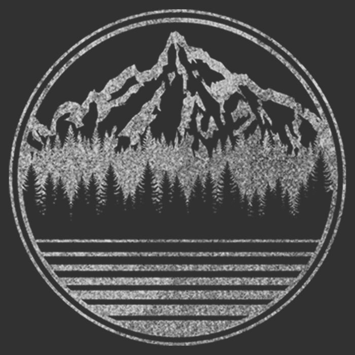 Fifth Sun Men's Lost Gods Distressed Mountain Badge T-Shirt