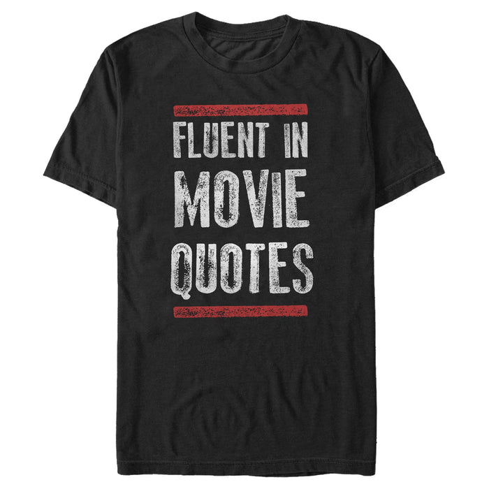 fifth sun Men's Lost Gods Fluent in Movie Quotes Distressed T-Shirt