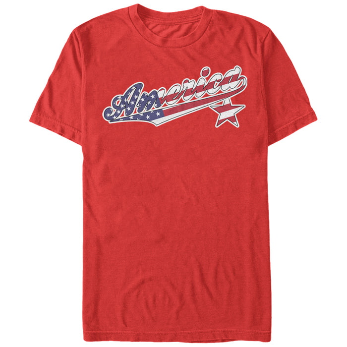 fifth sun Men's Lost Gods Fourth of July America Star T-Shirt