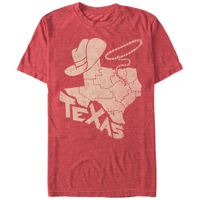 fifth sun Men's Lost Gods Fourth of July Lasso Texas State T-Shirt