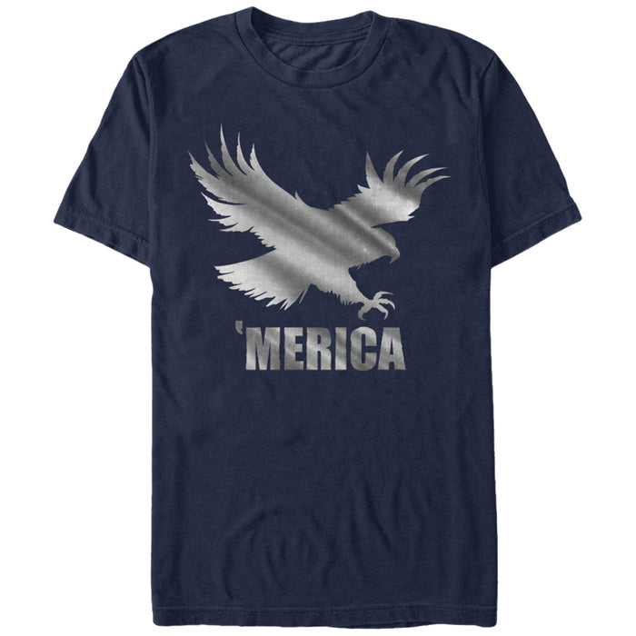 fifth sun Men's Lost Gods Fourth of July Merica Eagle T-Shirt