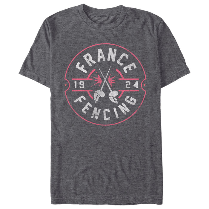 fifth sun Men's Lost Gods France Fencing 1924 T-Shirt