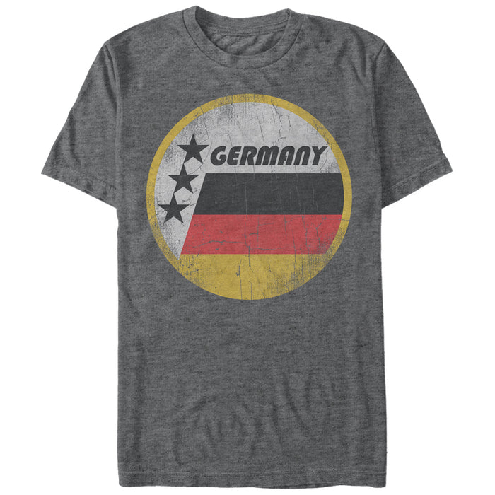 fifth sun Men's Lost Gods Germany Flag Circle T-Shirt