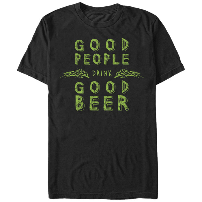 fifth sun Men's Lost Gods Good People Drink Good Beer T-Shirt