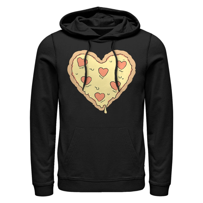 fifth sun Men's Lost Gods Heart Pizza Pull Over Hoodie