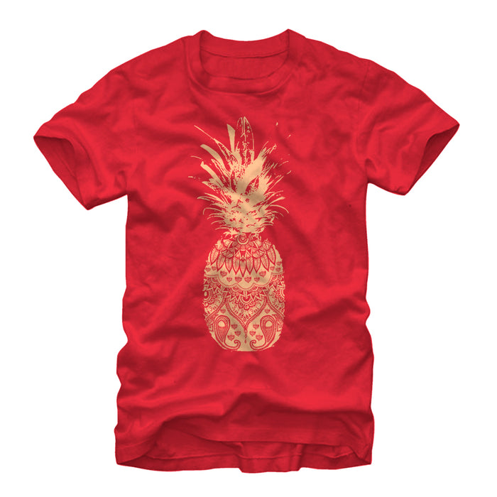 fifth sun Men's Lost Gods Henna Print Pineapple T-Shirt