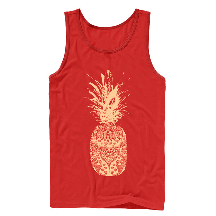 fifth sun Men's Lost Gods Henna Print Pineapple Tank Top