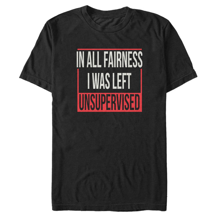 fifth sun Men's Lost Gods In All Fairness I Was Left Unsupervised T-Shirt