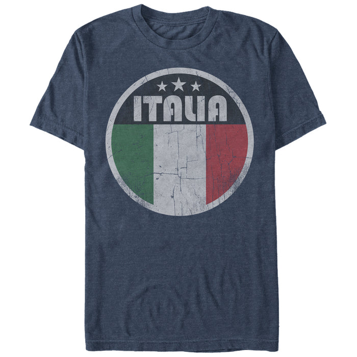 fifth sun Men's Lost Gods Italy Flag Circle T-Shirt