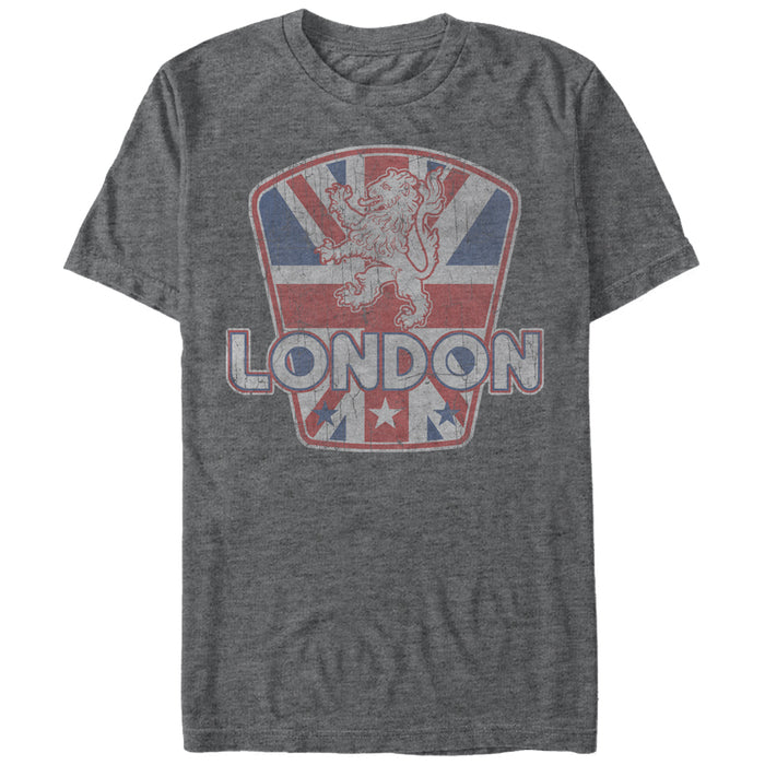 fifth sun Men's Lost Gods London Union Jack Lion T-Shirt
