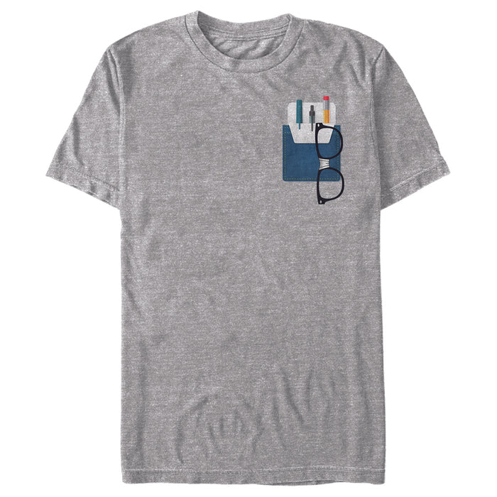 fifth sun Men's Lost Gods Nerd Pocket Protector T-Shirt
