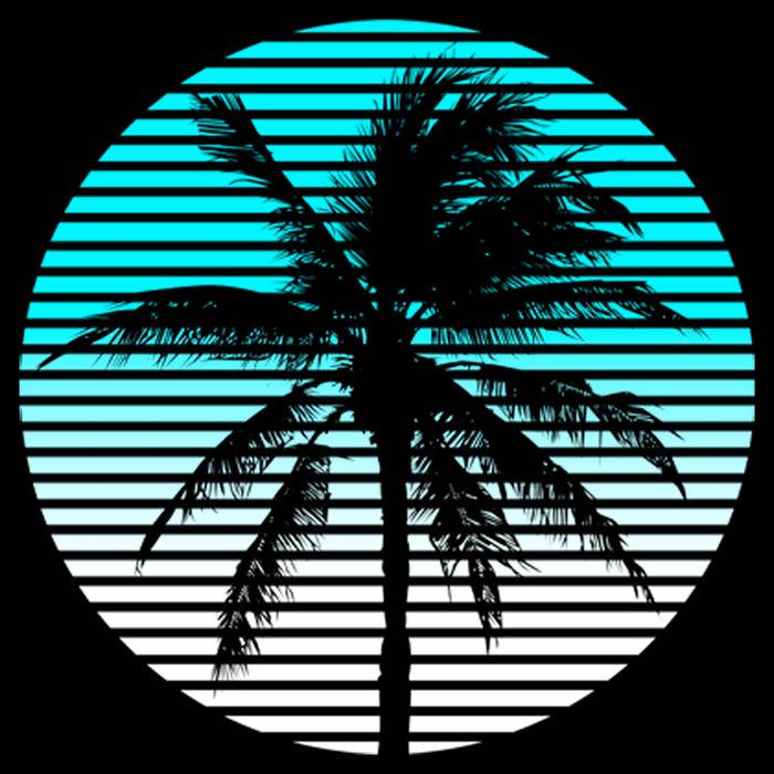 Fifth Sun Men's Lost Gods Palm Tree Stripes T-Shirt