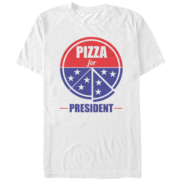 fifth sun Men's Lost Gods Pizza for President T-Shirt