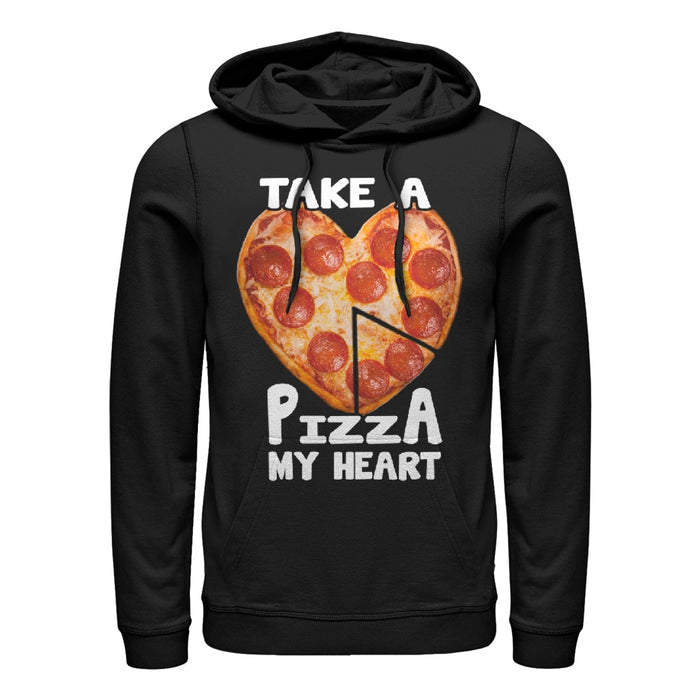 fifth sun Men's Lost Gods Pizza My Heart Pull Over Hoodie
