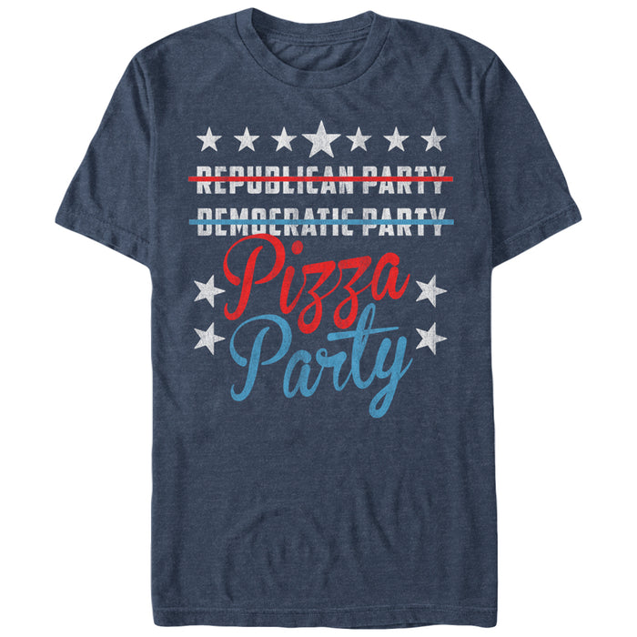 fifth sun Men's Lost Gods Pizza Party Politics T-Shirt