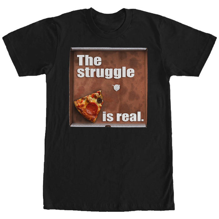 fifth sun Men's Lost Gods Pizza Struggle is Real T-Shirt