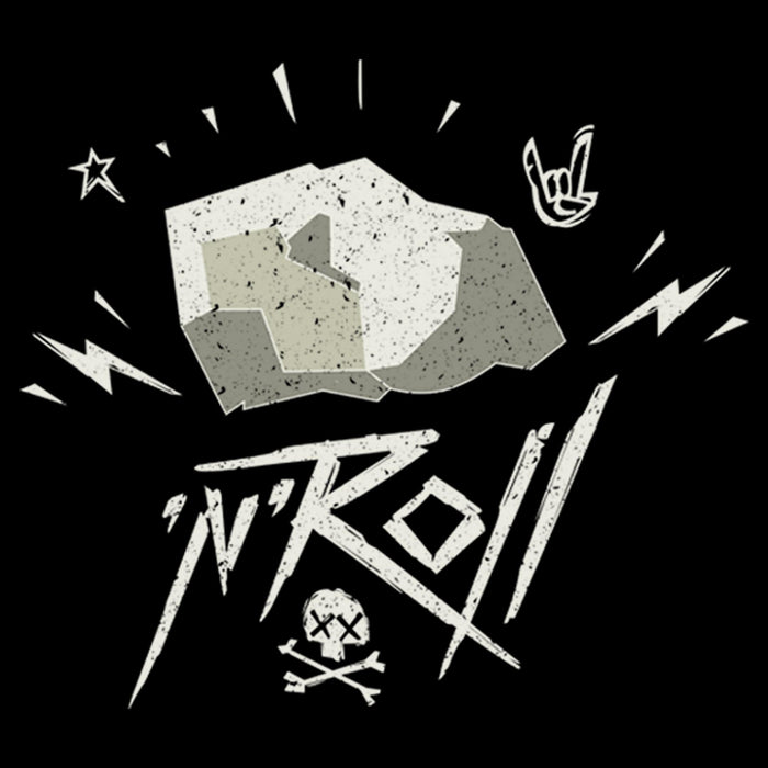 Fifth Sun Men's Lost Gods Rock N Roll Skull Pull Over Hoodie