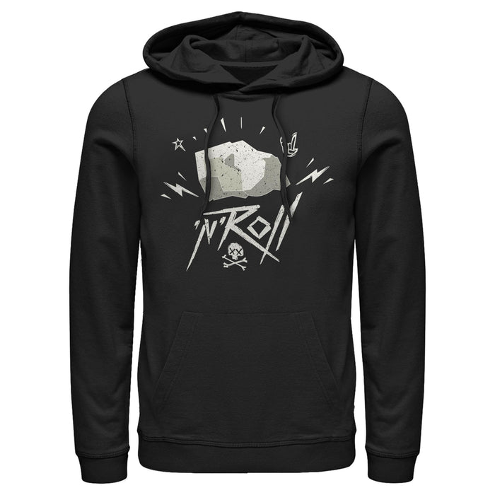 fifth sun Men's Lost Gods Rock N Roll Skull Pull Over Hoodie