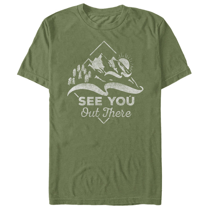 fifth sun Men's Lost Gods See You Out There Nature Scene T-Shirt