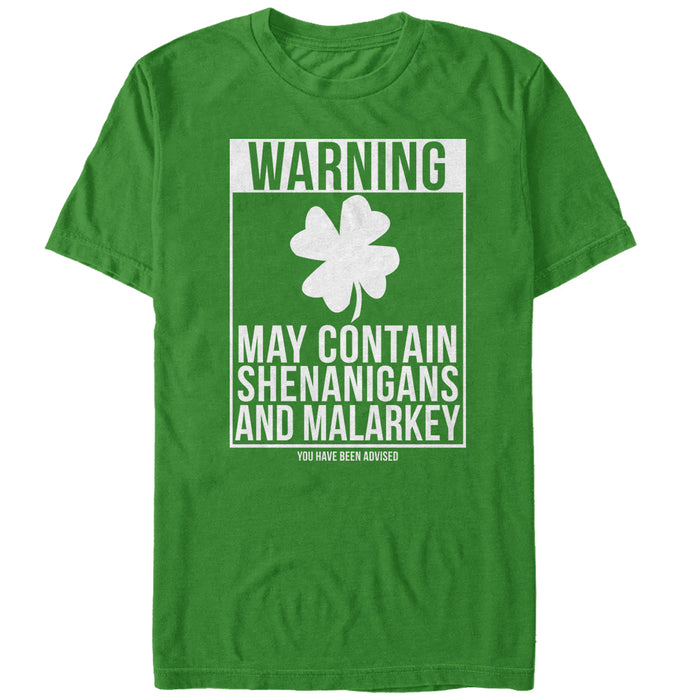 fifth sun Men's Lost Gods St. Patrick's Day Contain Malarkey T-Shirt