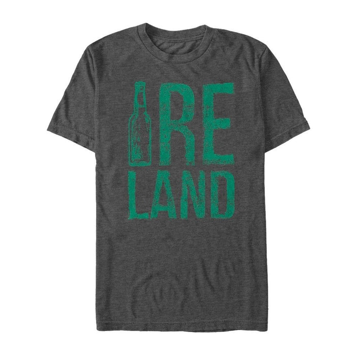fifth sun Men's Lost Gods St. Patrick's Day Ireland Bottle T-Shirt
