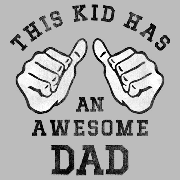Fifth Sun Men's Lost Gods This Kid Has An Awesome Dad T-Shirt