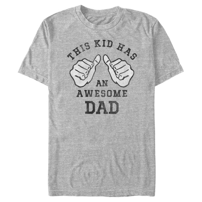 fifth sun Men's Lost Gods This Kid Has an Awesome Dad T-Shirt