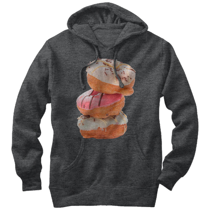 fifth sun Men's Lost Gods Three Doughnut Stack Pull Over Hoodie