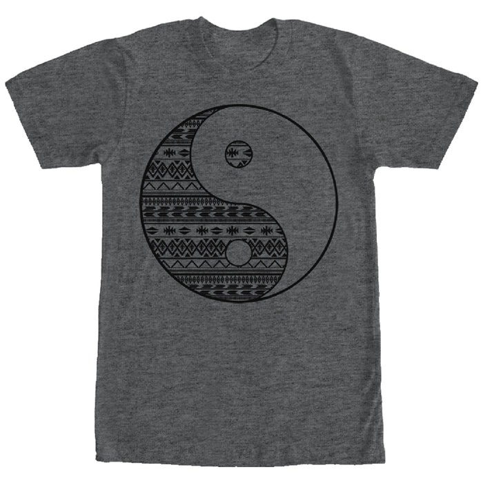 fifth sun Men's Lost Gods Tribal Yin Yang Print T-Shirt