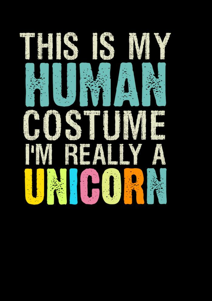 Fifth Sun Men's Lost Gods Unicorn In Human Costume Sweatshirt