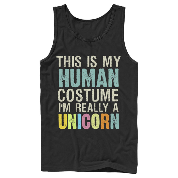 fifth sun Men's Lost Gods Unicorn in Human Costume Tank Top