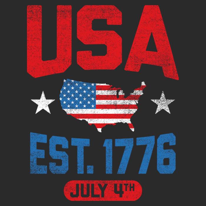 Fifth Sun Men's Lost Gods USA EST. 1776 Distressed T-Shirt