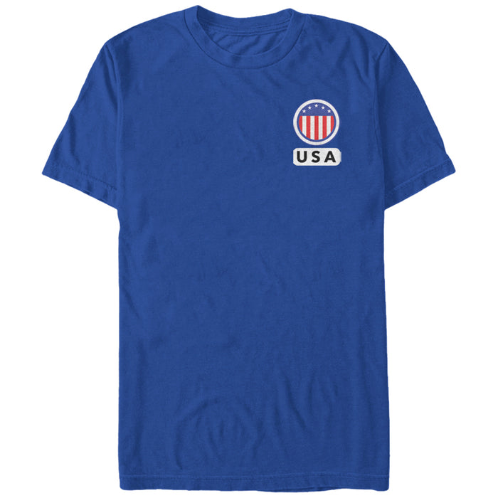 fifth sun Men's Lost Gods USA Stars and Stripes Circle T-Shirt