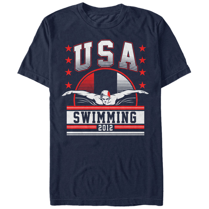 fifth sun Men's Lost Gods USA Swimming 2012 T-Shirt