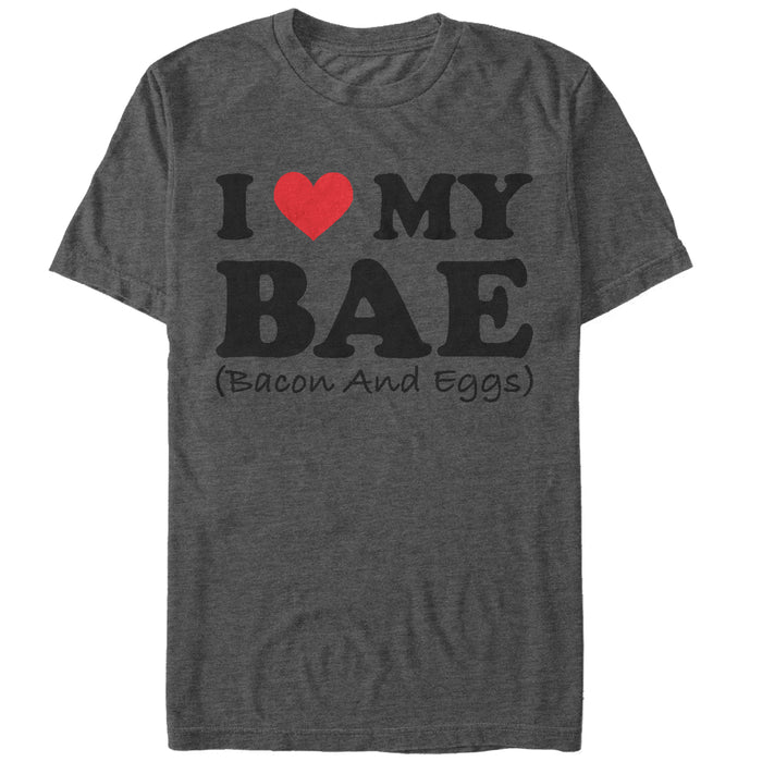 fifth sun Men's Lost Gods Valentine's Day Bacon and Eggs T-Shirt