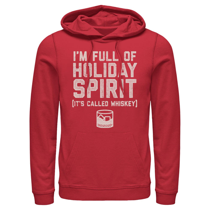fifth sun Men's Lost Gods Whiskey Holiday Spirit Pull Over Hoodie