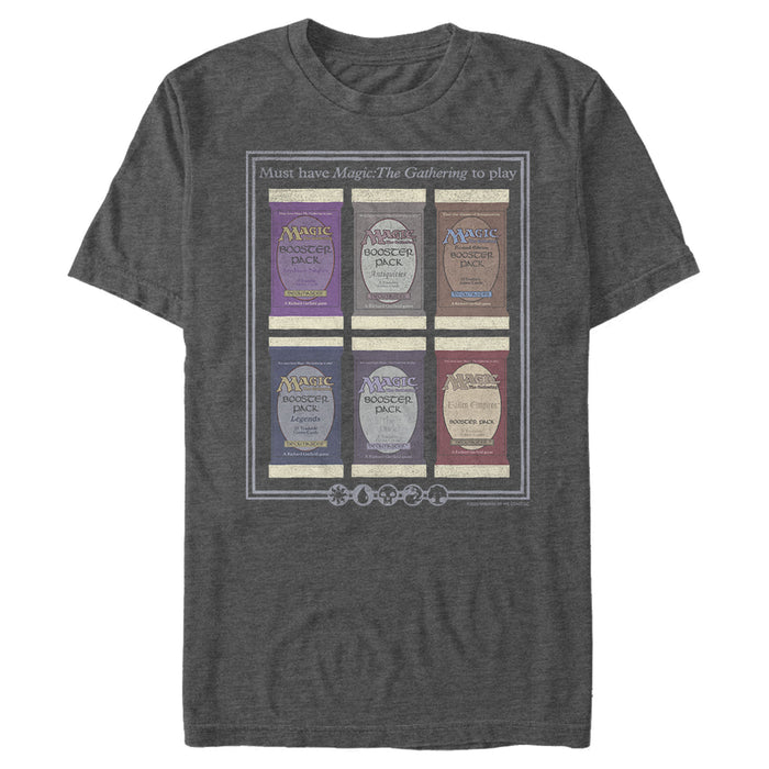 fifth sun Men's Magic: The Gathering Booster Pack Cards T-Shirt
