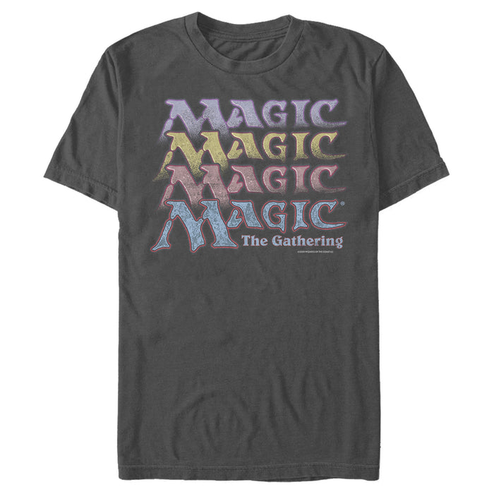 fifth sun Men's Magic: The Gathering Rainbow Fade T-Shirt