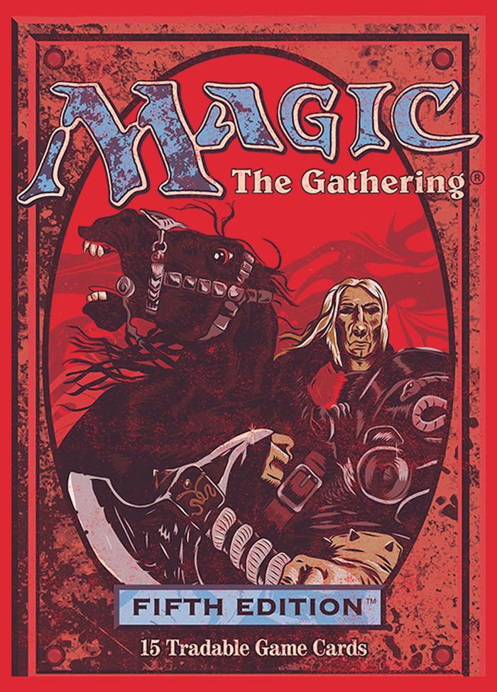 Fifth Sun Men's Magic: The Gathering Retro Fifth Edition Card T-Shirt