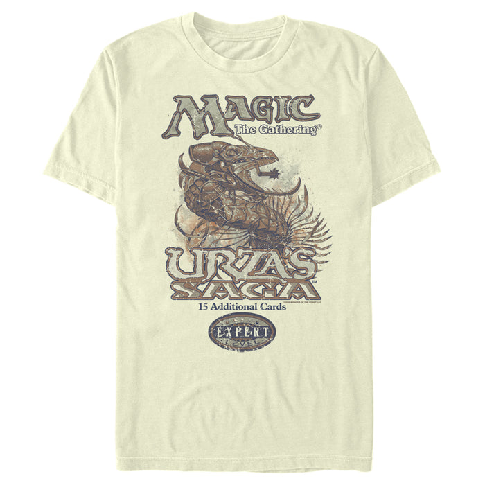 fifth sun Men's Magic: The Gathering Vintage Urza's Saga Set T-Shirt